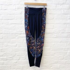 Lululemon || Wake & Train Tight 28" Black Flowerescent Multi Floral 8